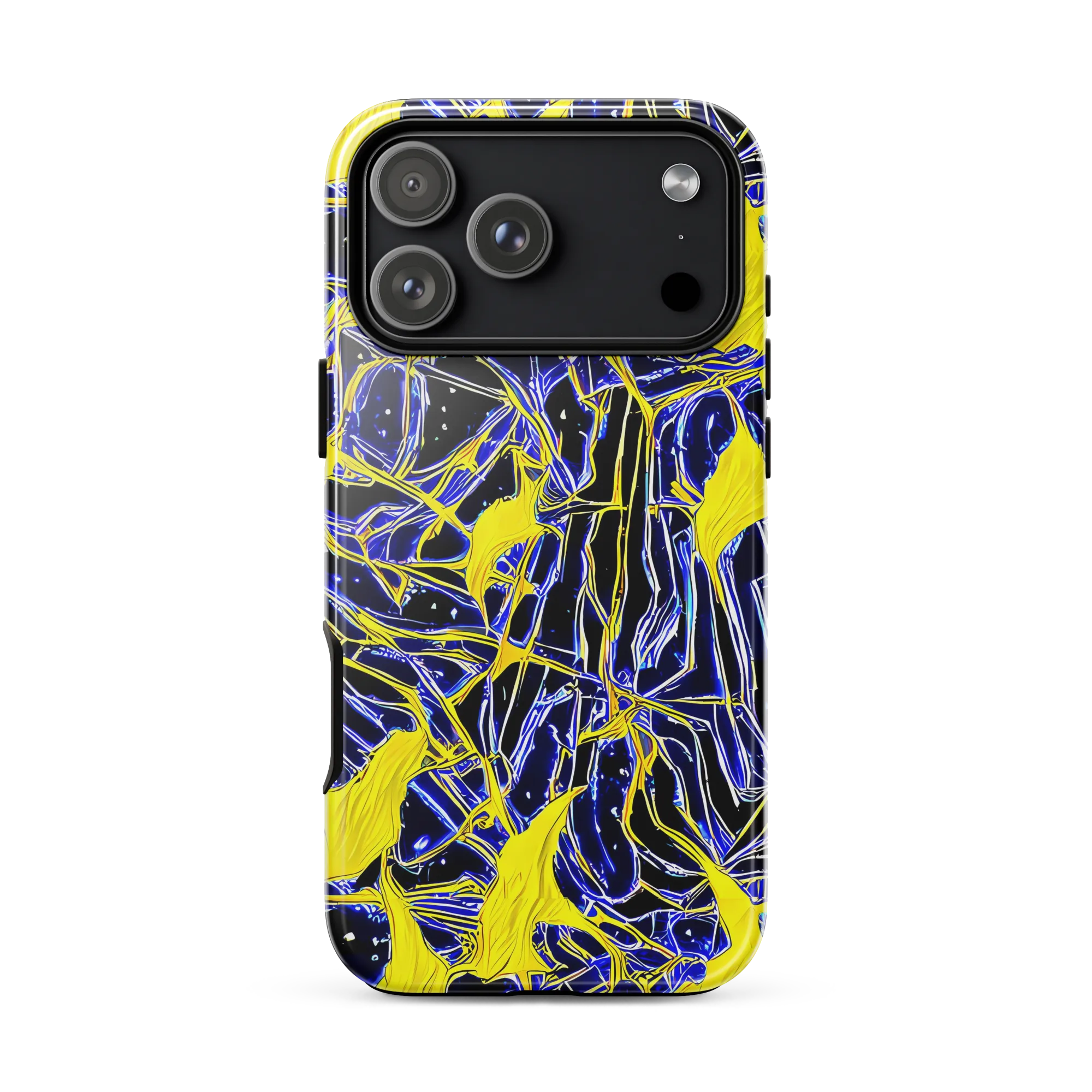 Ultramarine Shock on Tough Case for iPhone® — Front