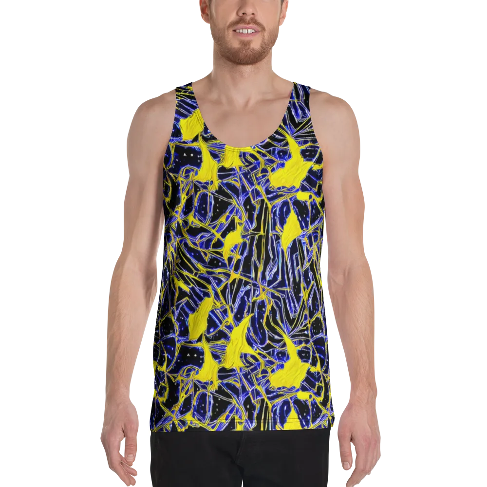 Ultramarine Shock on Men's Tank Top — Front