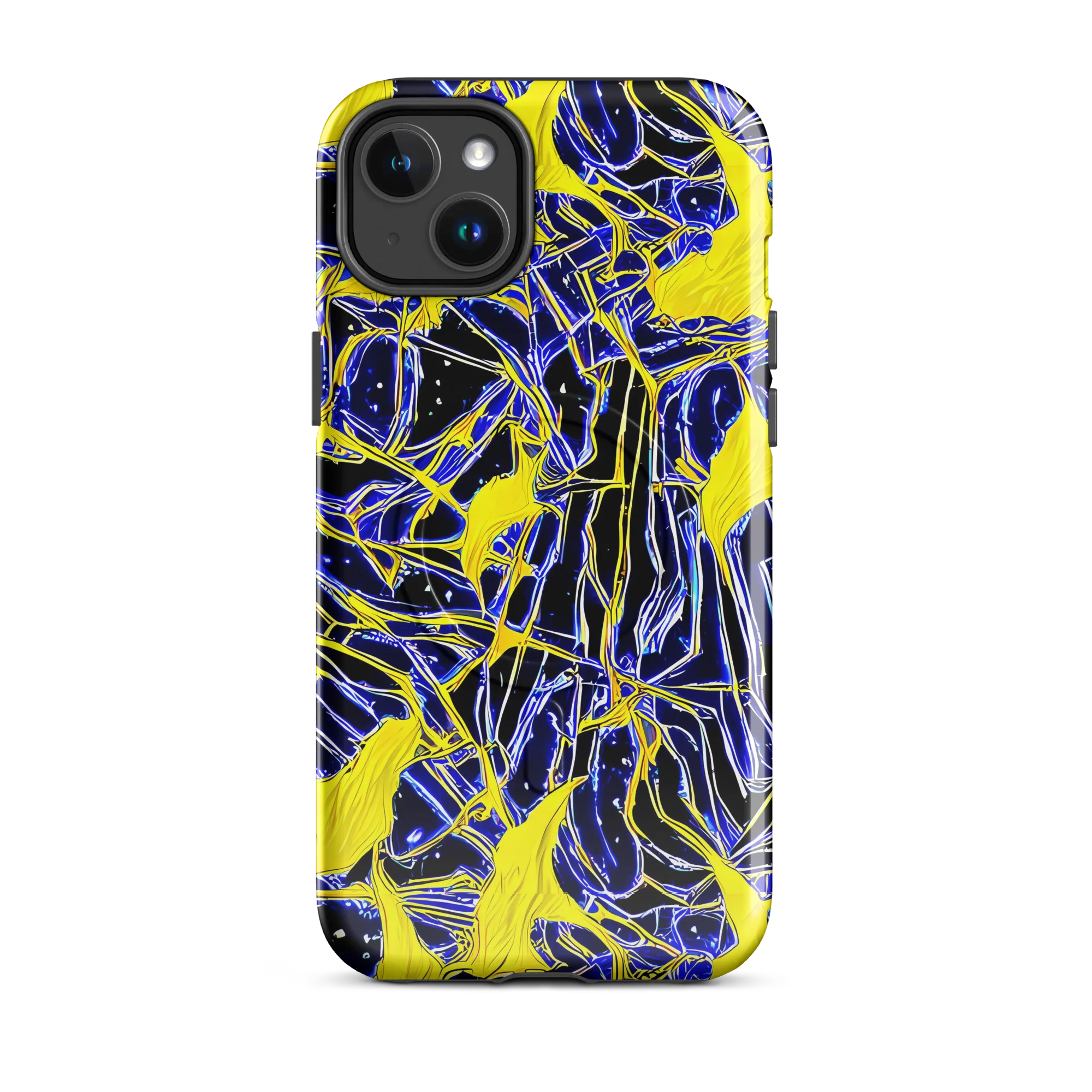 Ultramarine Shock on MagSafe Tough Case for iPhone® — Front