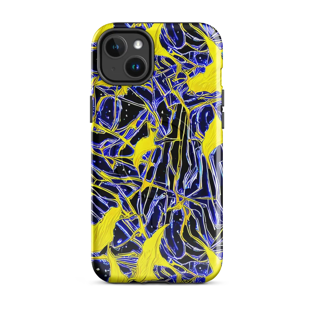 Ultramarine Shock on MagSafe Tough Case for iPhone® — Front
