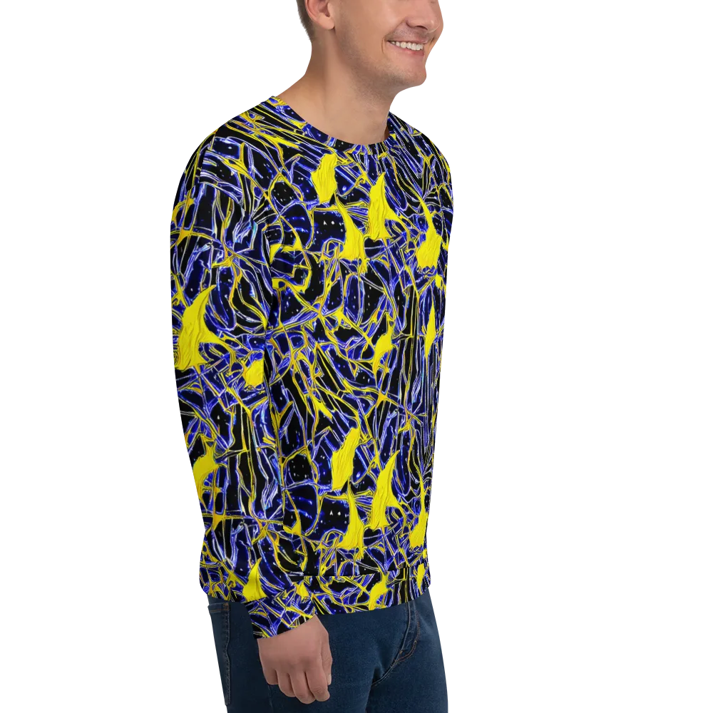 Ultramarine Shock on Sweatshirt — Right Front