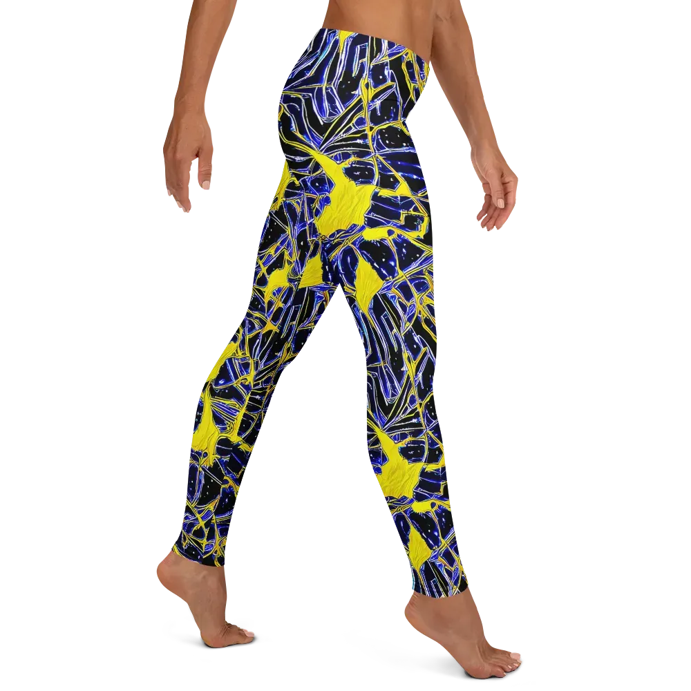 Ultramarine Shock on Leggings — Right