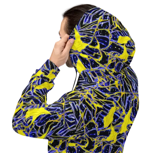 Ultramarine Shock on a Hoodie