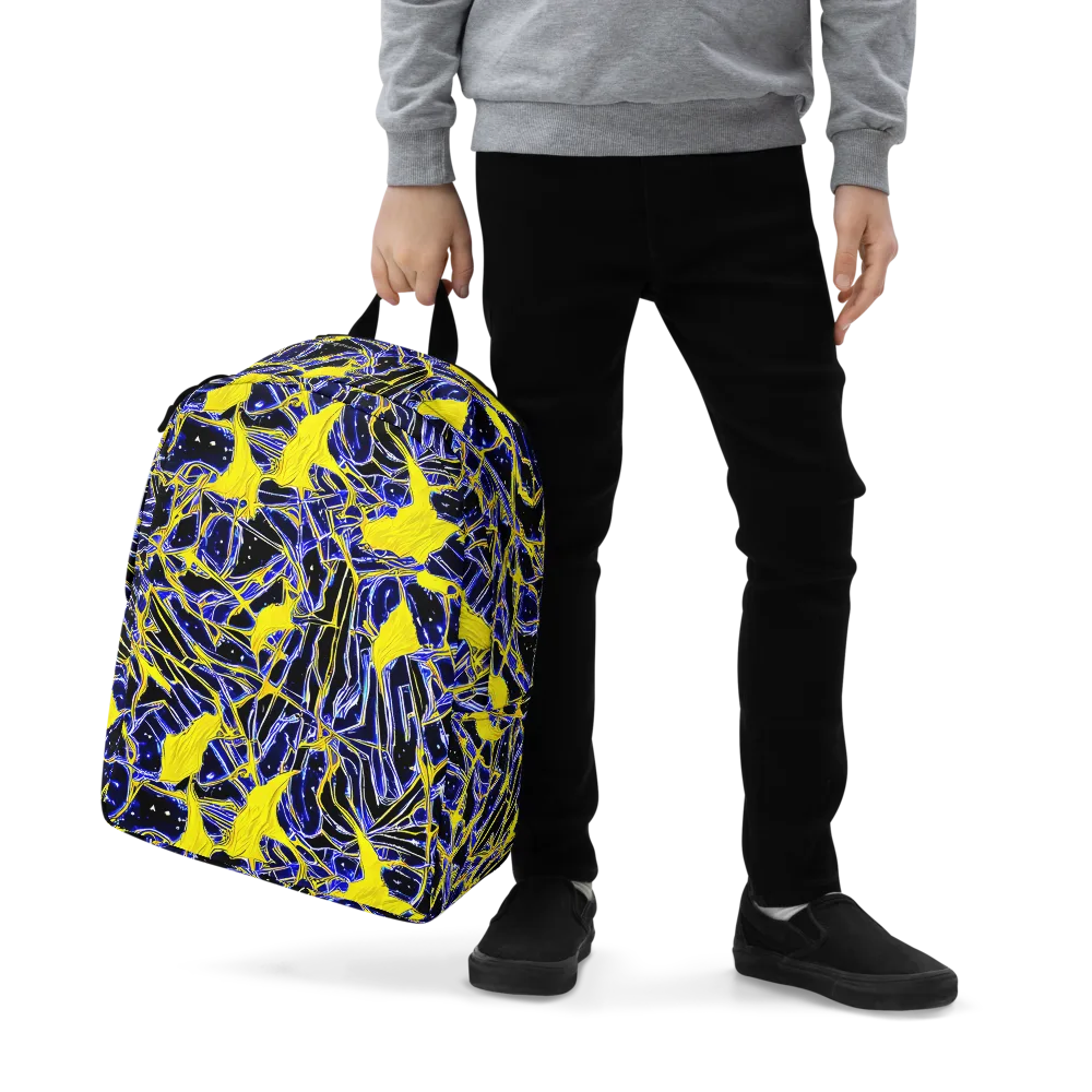 Ultramarine Shock on Minimalist Backpack — Zoomed-in