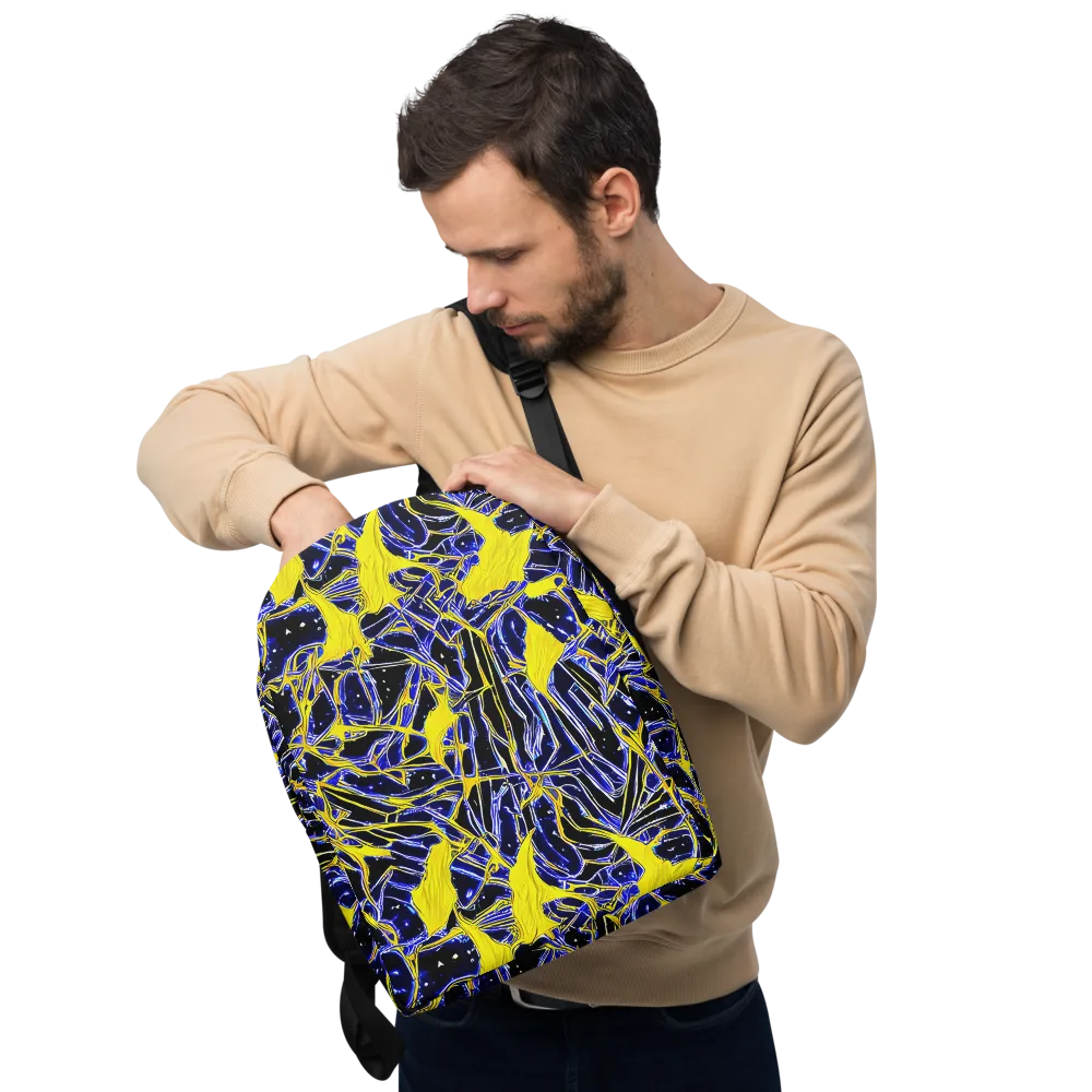 Ultramarine Shock on Minimalist Backpack — Front
