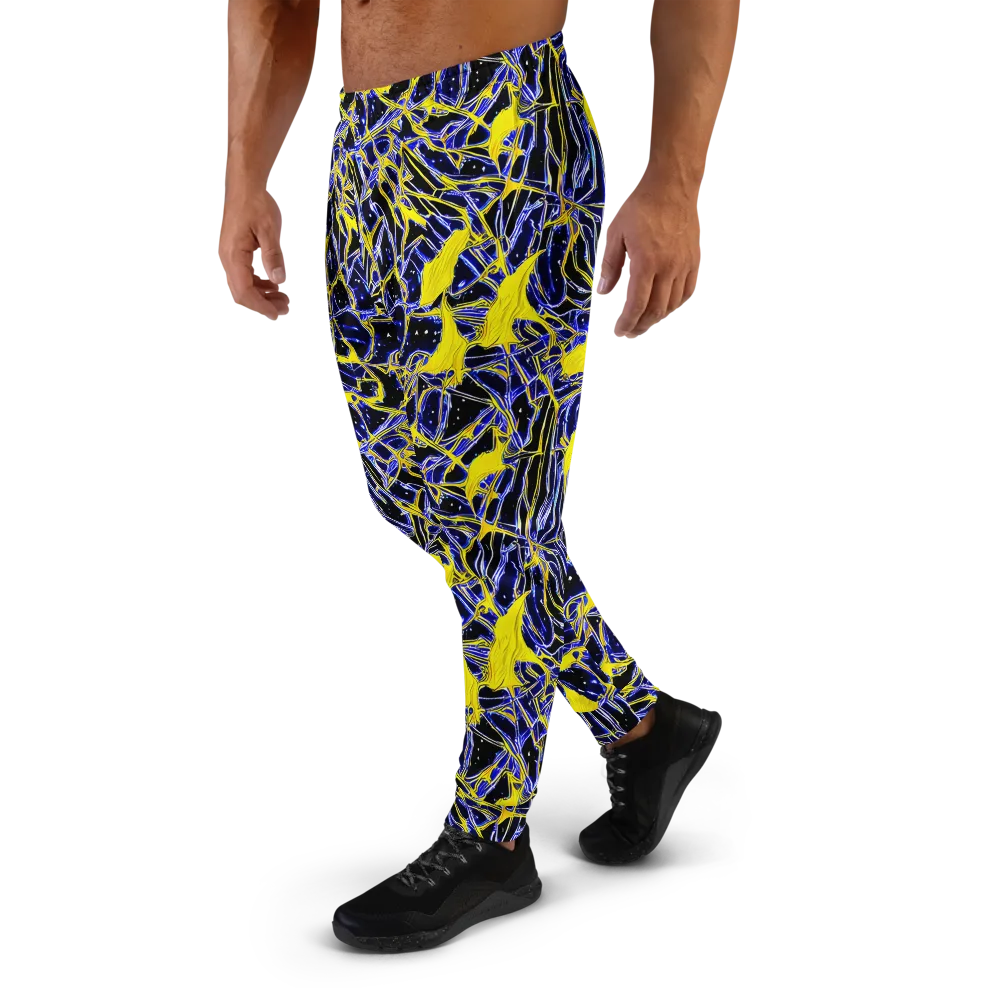 Ultramarine Shock on Men's Joggers — Left