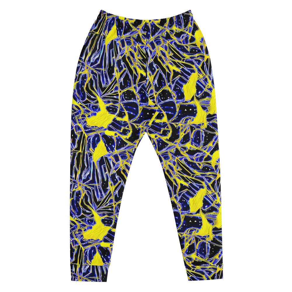 Ultramarine Shock on Men's Joggers — Front