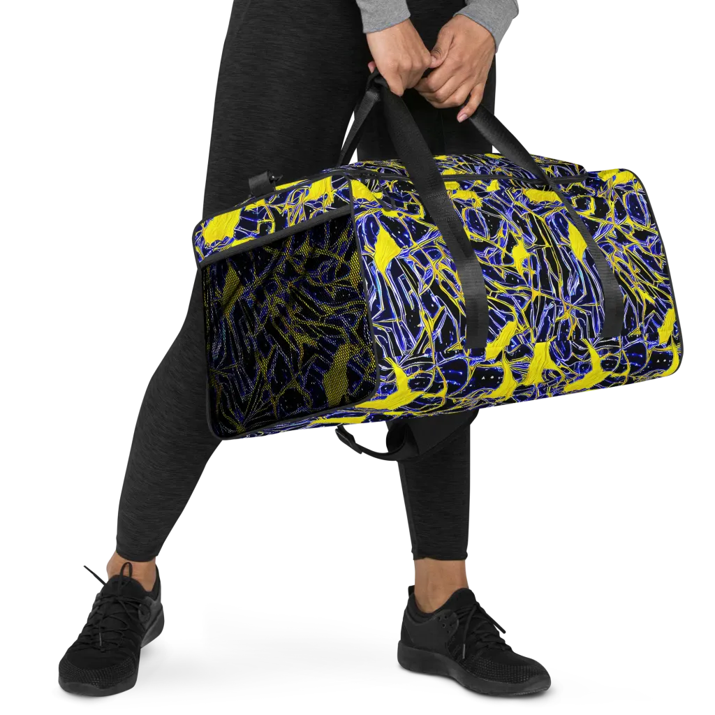 Ultramarine Shock on Duffle Bag — Right Front