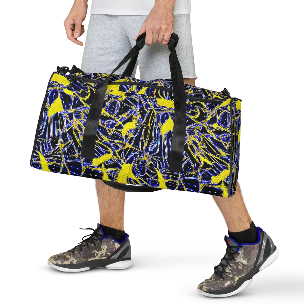 Ultramarine Shock on Duffle Bag — Front