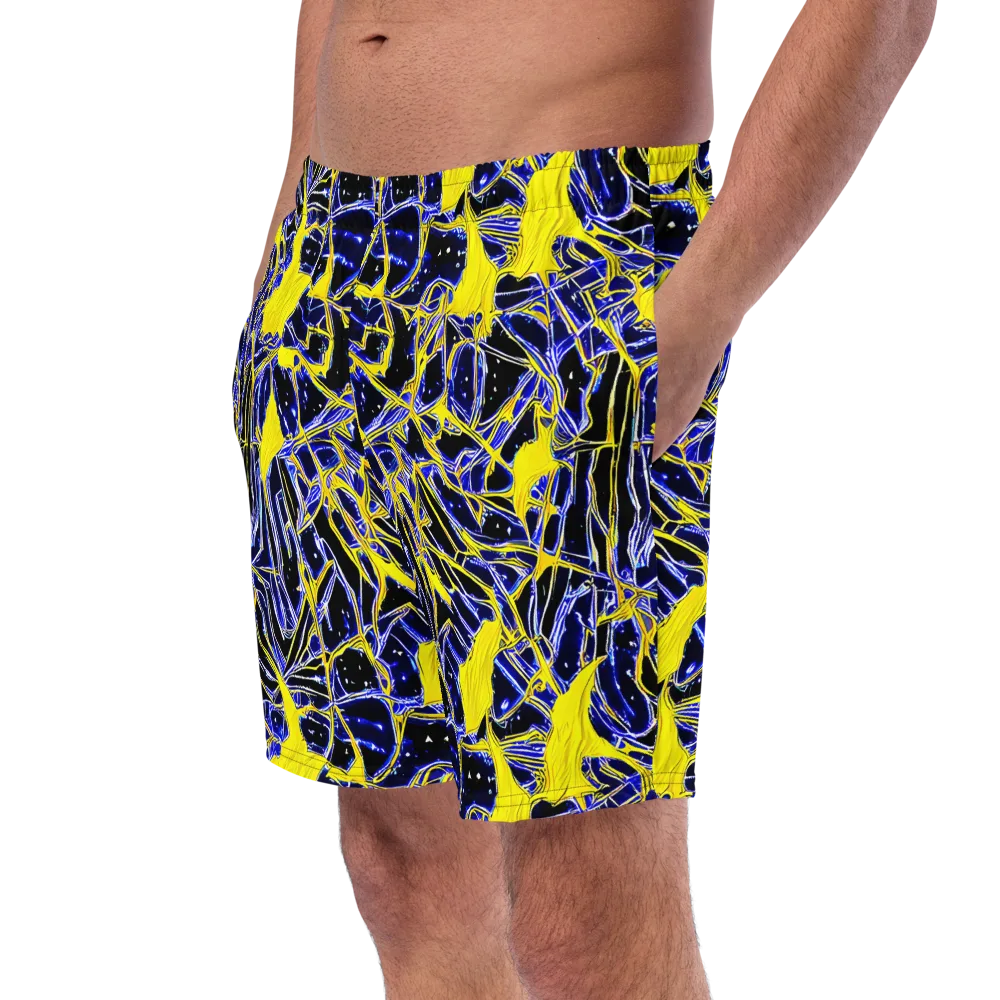 Ultramarine Shock on Swim Trunks — Left Front