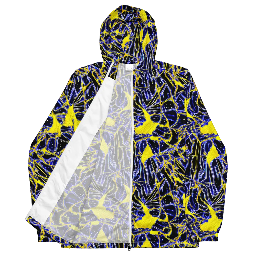 Ultramarine Shock on Men's Windbreaker — Front