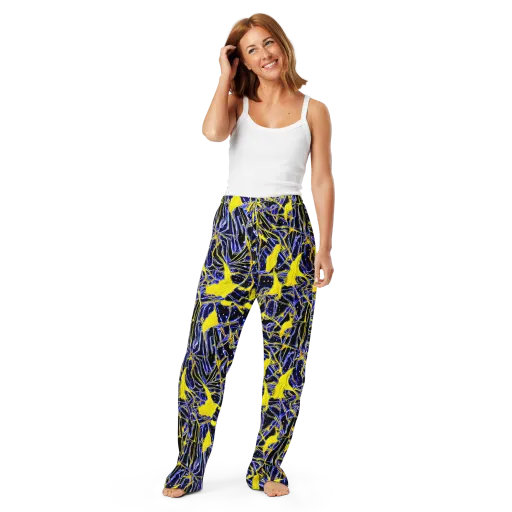 Ultramarine Shock on a Women's Pajama Pants