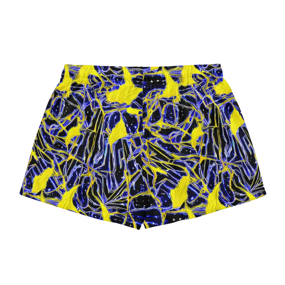 Ultramarine Shock on Women's Pajama Shorts — Back