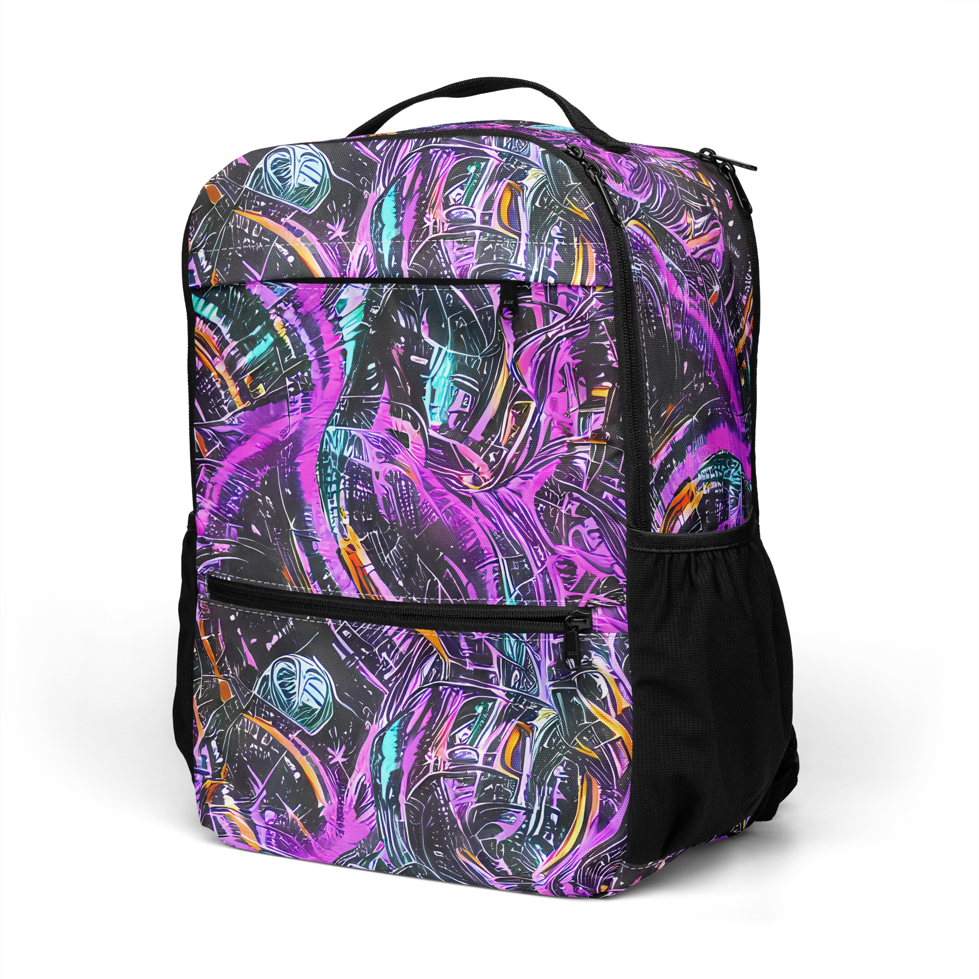 Prismatic Machine on Utility Backpack — Left Front