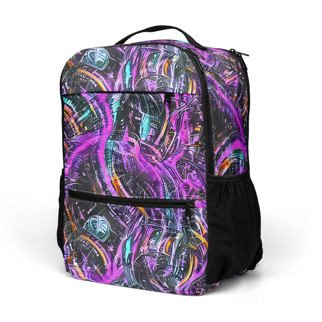 Prismatic Machine on Utility Backpack — Left Front