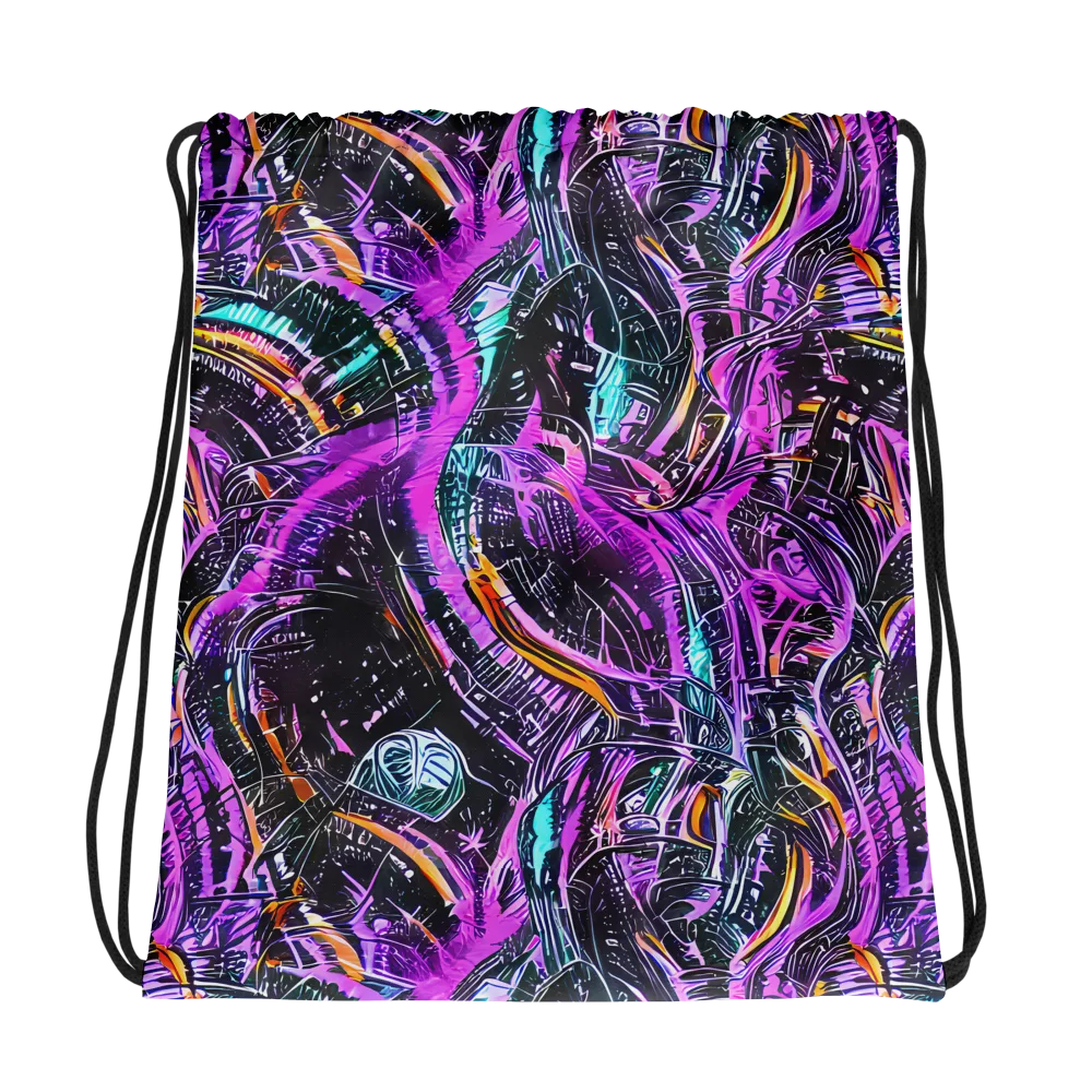 Prismatic Machine on Drawstring Bag — Photo