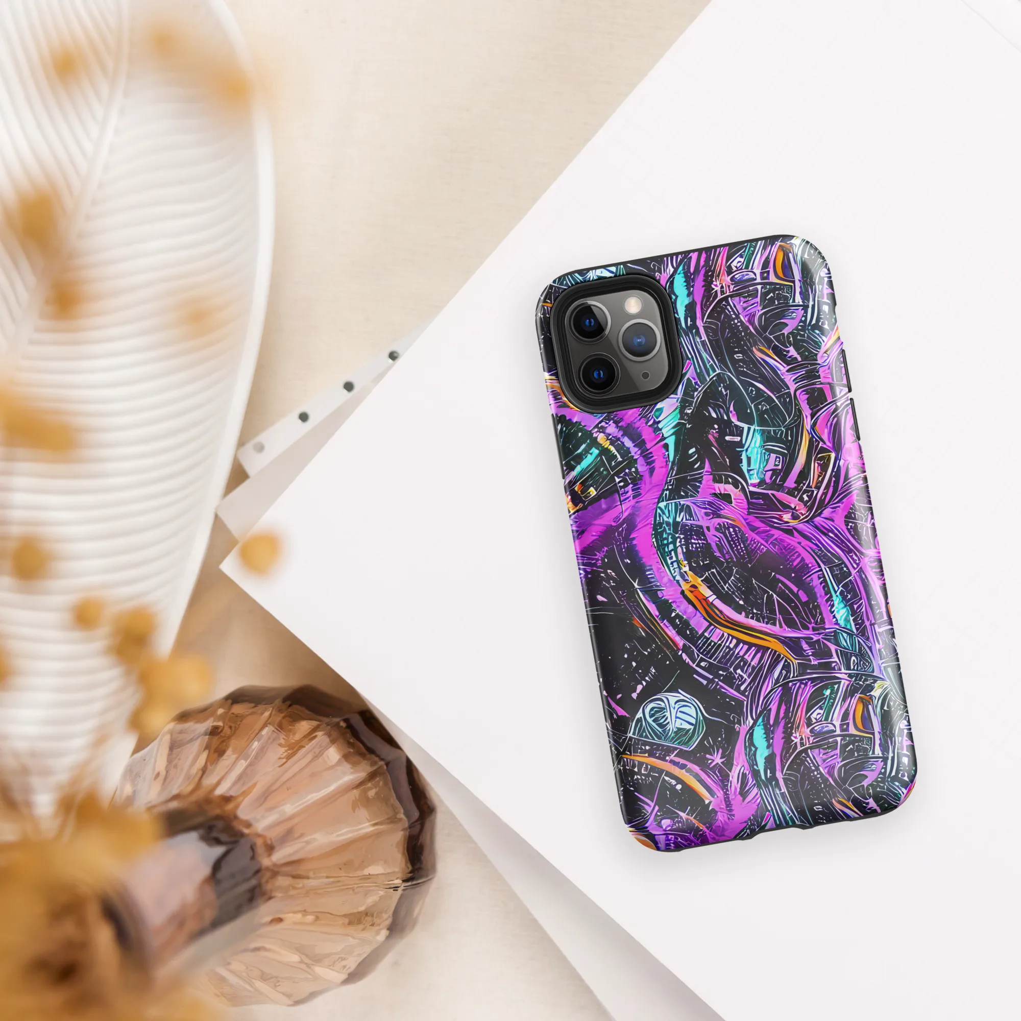 Prismatic Machine on Tough Case for iPhone® — Front