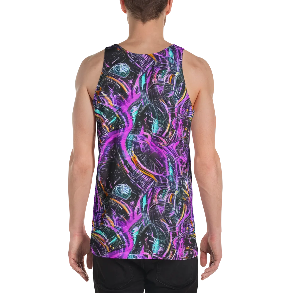 Prismatic Machine on Men's Tank Top — Back
