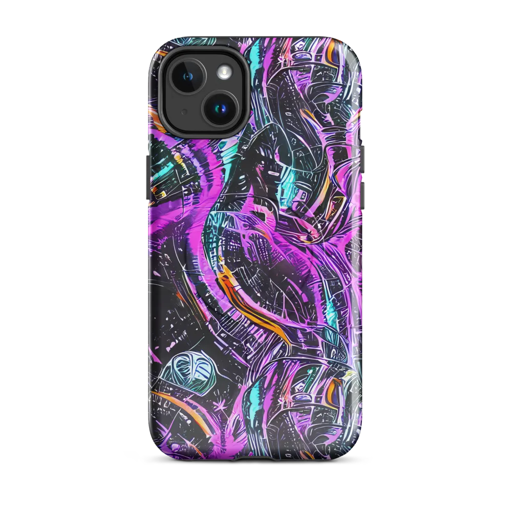 Prismatic Machine on MagSafe Tough Case for iPhone® — Front
