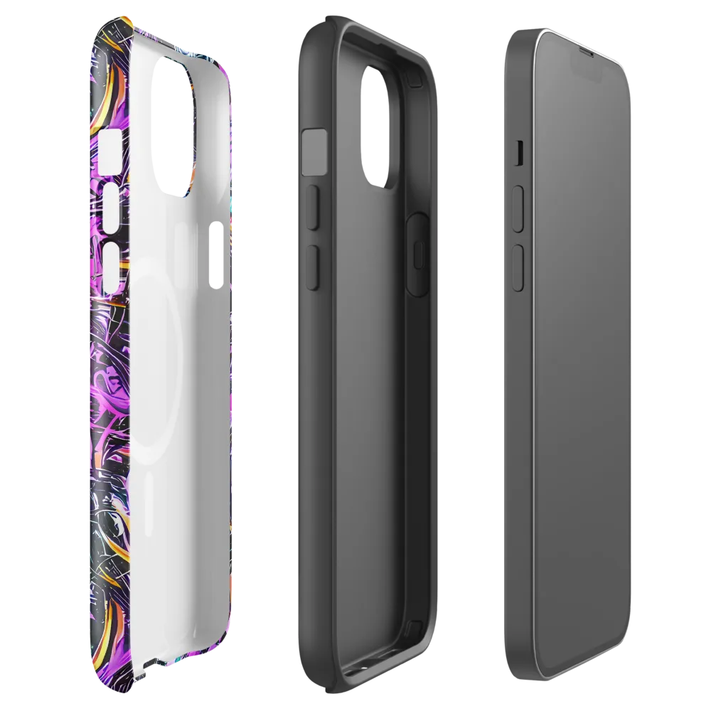 Prismatic Machine on MagSafe Tough Case for iPhone® — Front