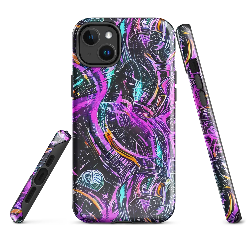 Prismatic Machine on MagSafe Tough Case for iPhone® — Front