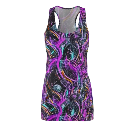 Prismatic Machine on a Racerback Dress