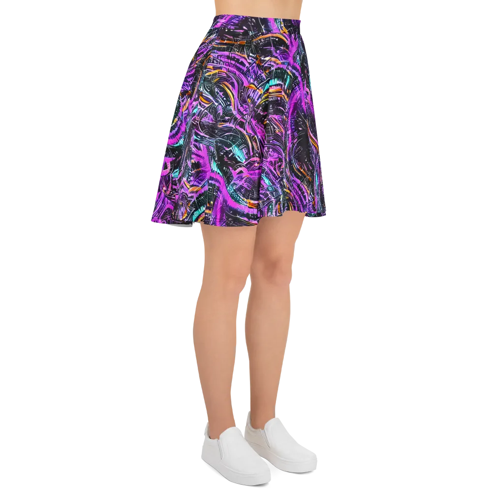 Prismatic Machine on Skater Skirt — Right