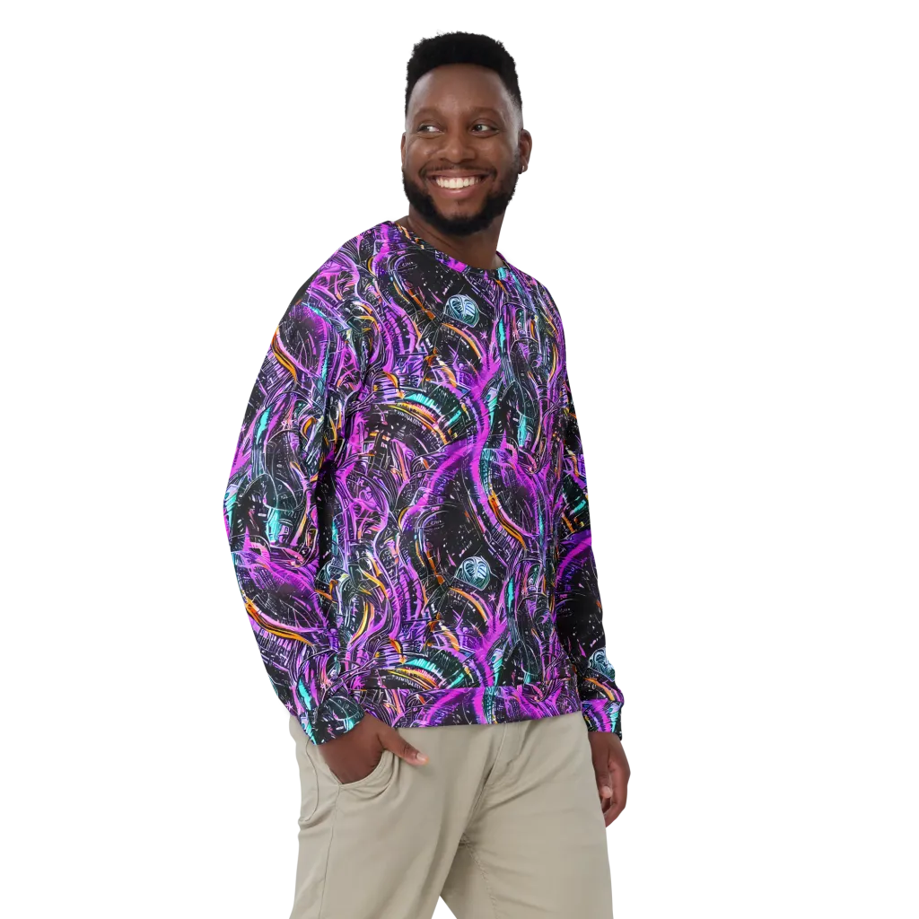 Prismatic Machine on Sweatshirt — Front