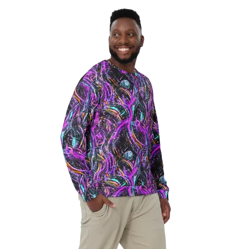 Prismatic Machine on a Sweatshirt