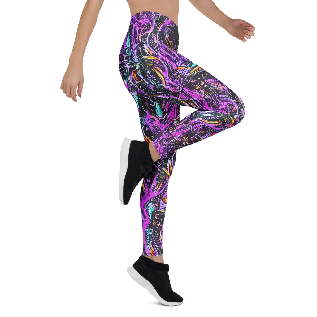 Prismatic Machine on Leggings — Right