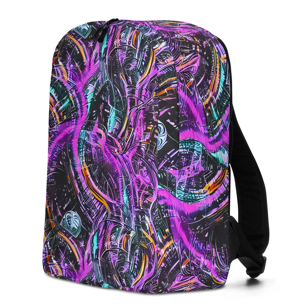 Prismatic Machine on Minimalist Backpack — Left