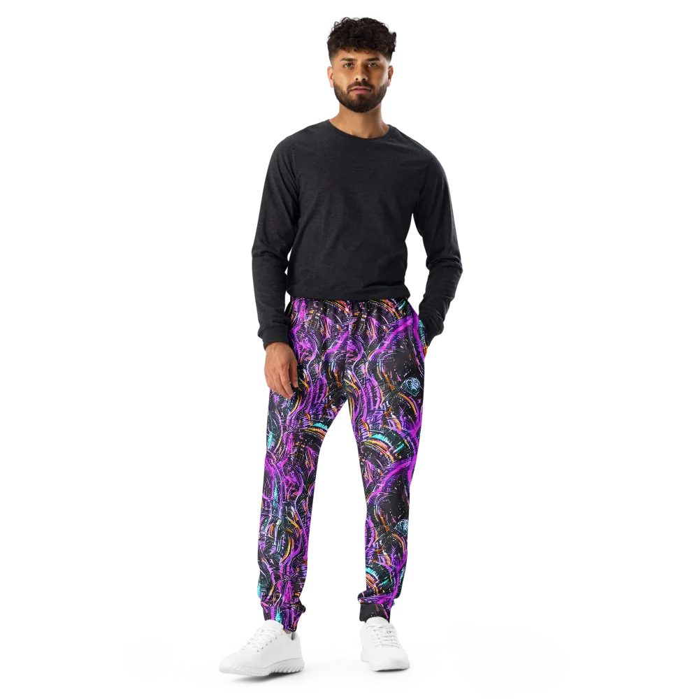 Prismatic Machine on Men's Joggers — Front