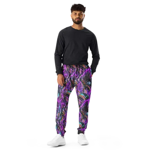 Prismatic Machine on a Men's Joggers