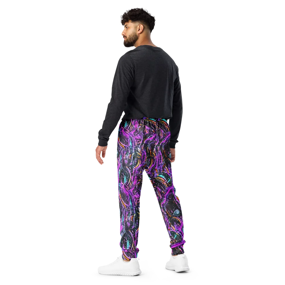 Prismatic Machine on Men's Joggers — Back