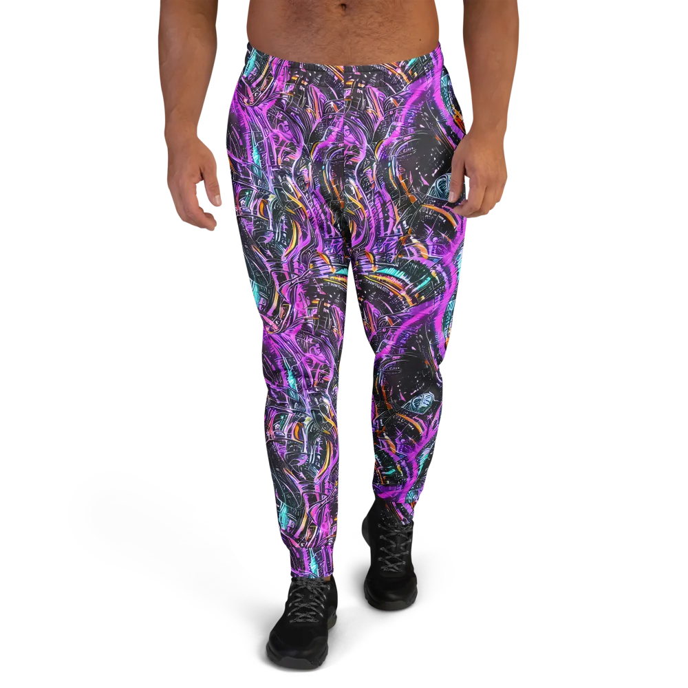 Prismatic Machine on Men's Joggers — Front