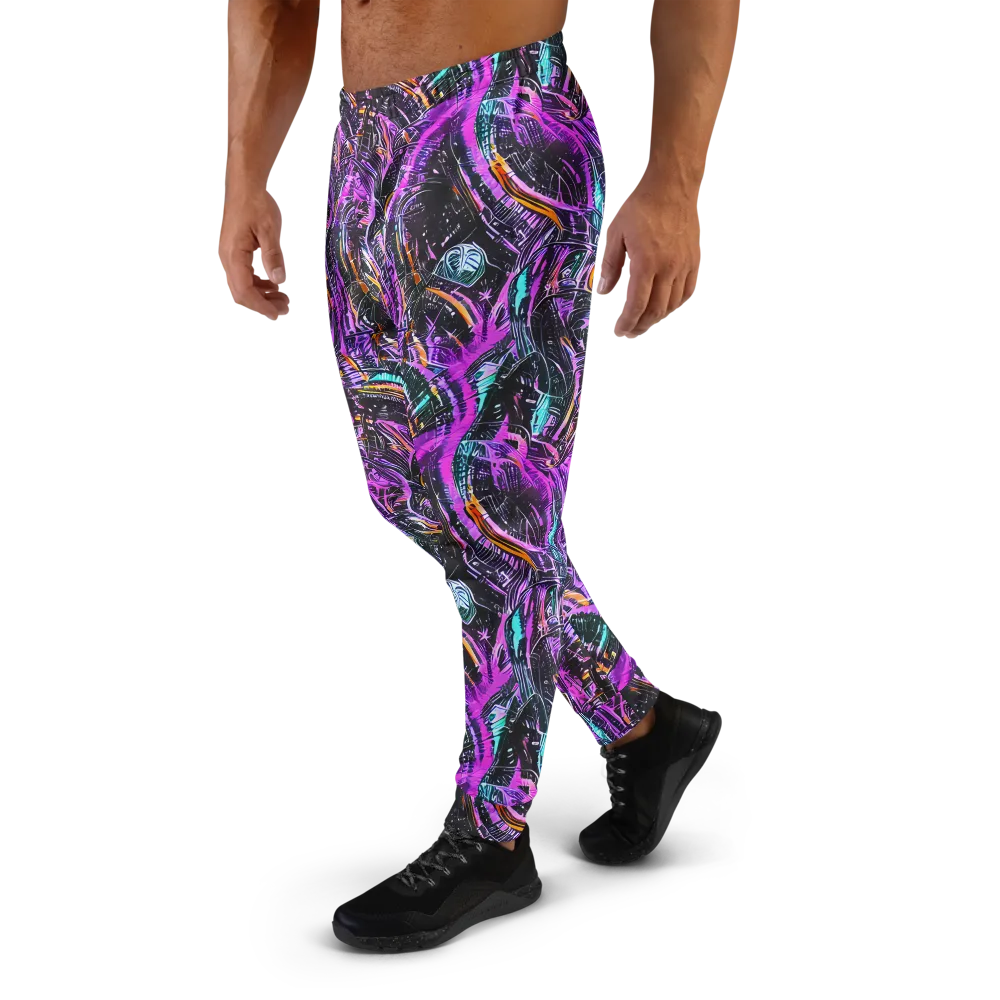Prismatic Machine on Men's Joggers — Left