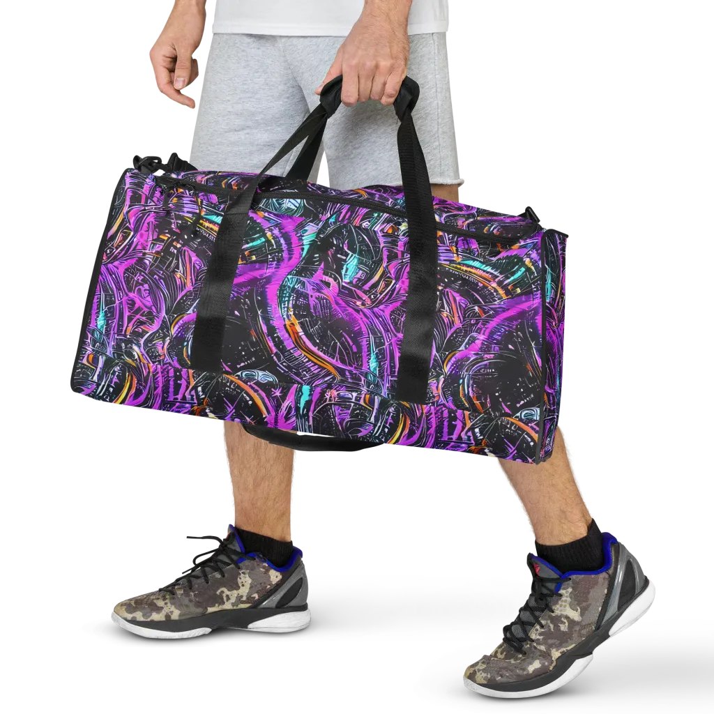 Prismatic Machine on Duffle Bag — Front