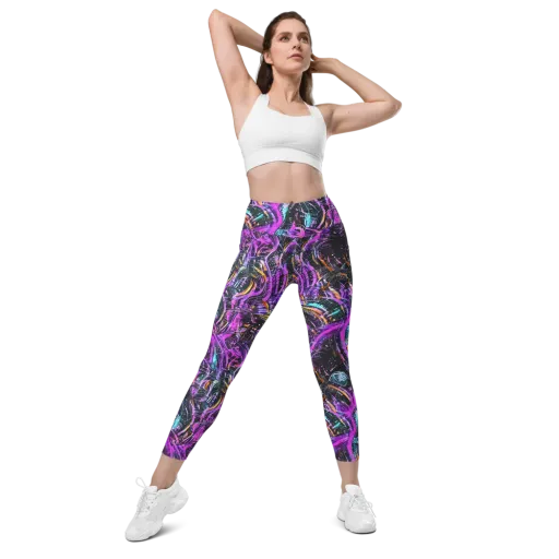 Prismatic Machine on a Leggings with Pockets
