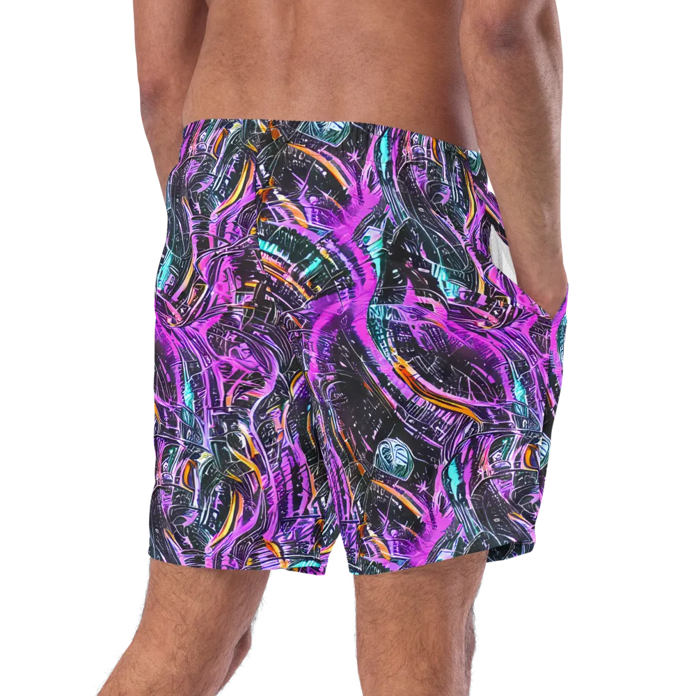 Prismatic Machine on Swim Trunks — Right Back