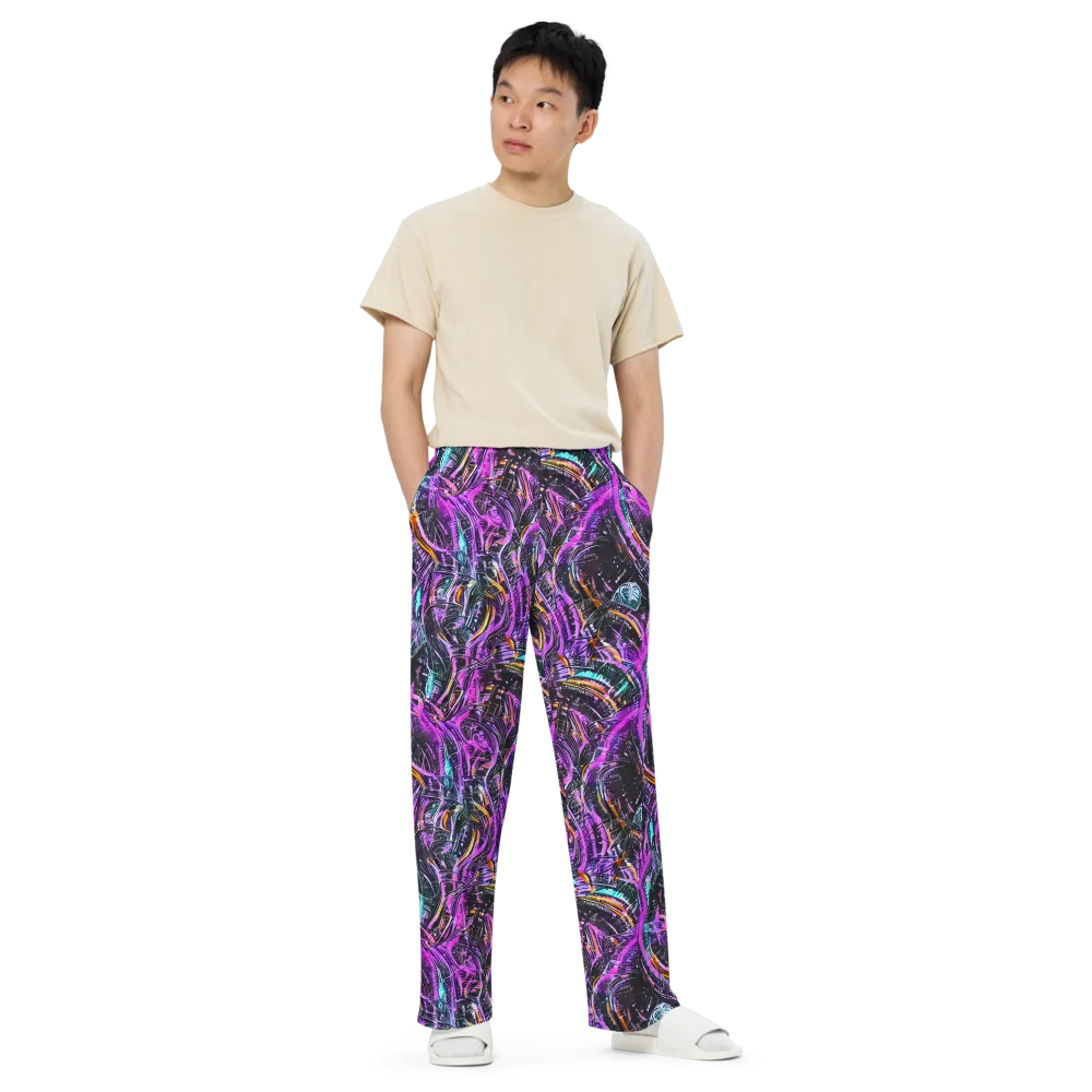 Prismatic Machine on Wide-Leg Pants — Front