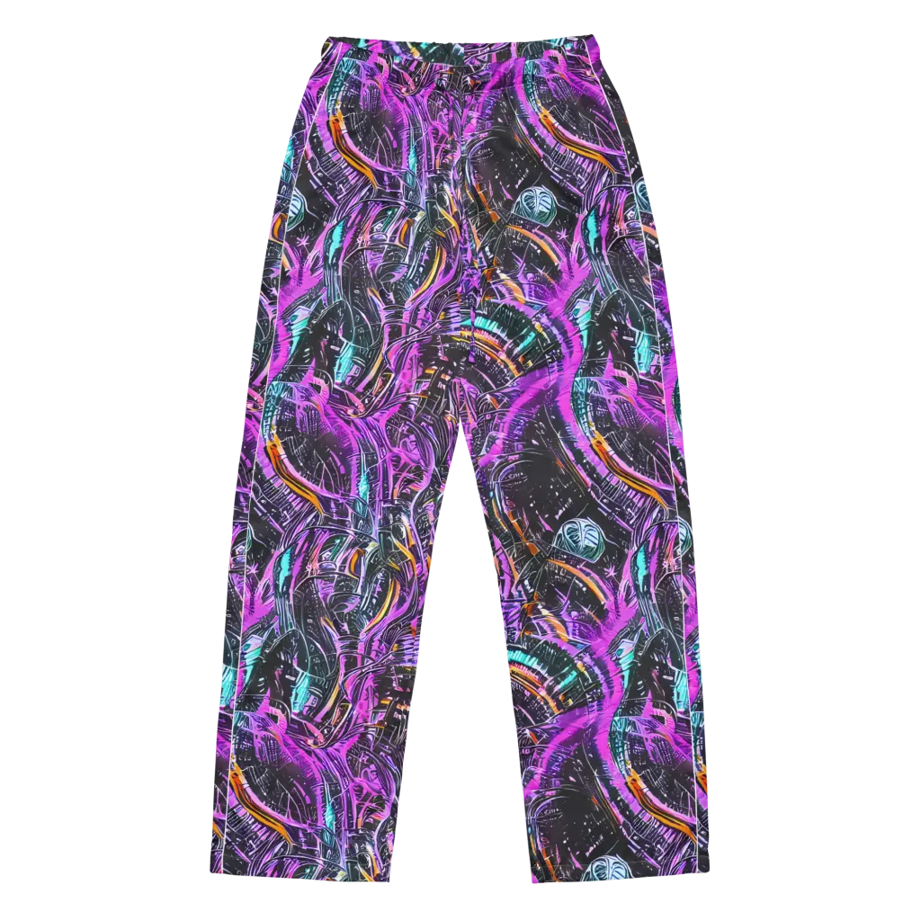Prismatic Machine on Women's Pajama Pants — Front