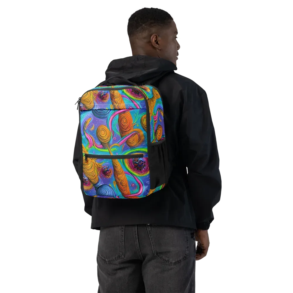 Turbulent Aura on Utility Backpack — Back