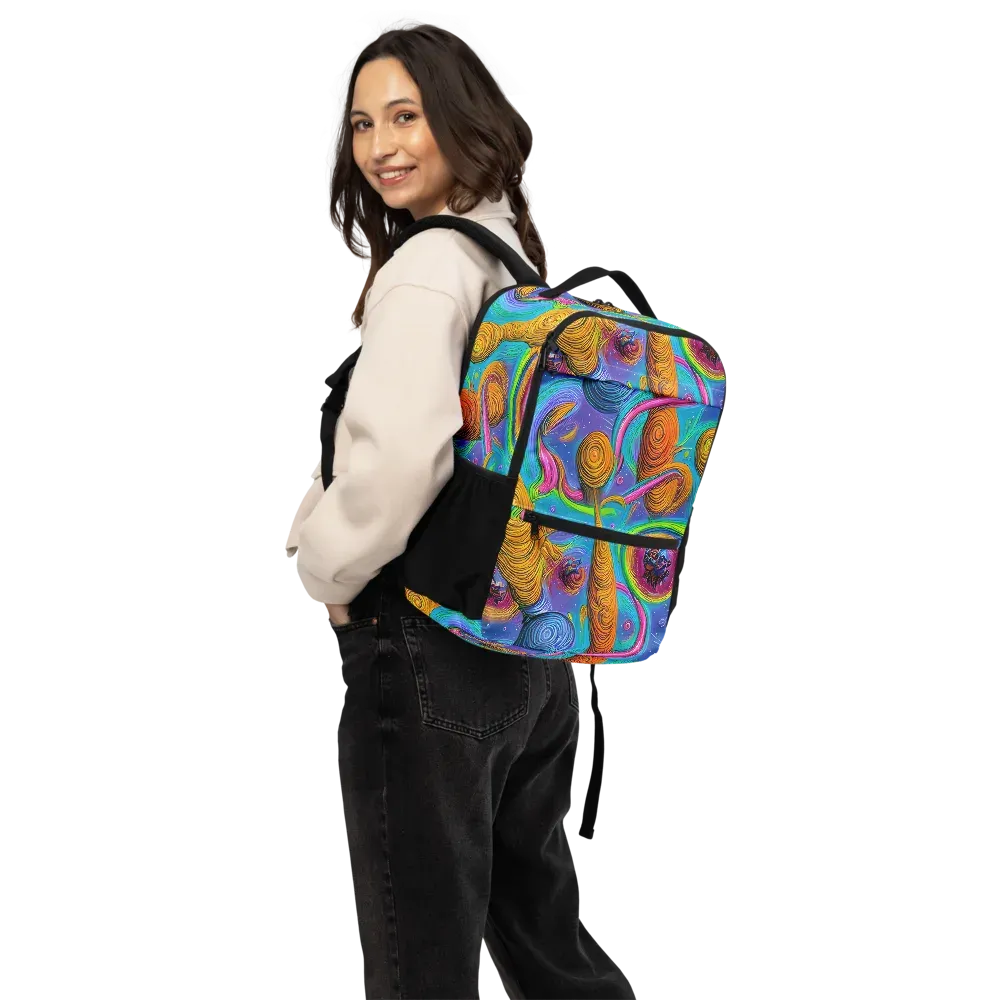 Turbulent Aura on Utility Backpack — Back