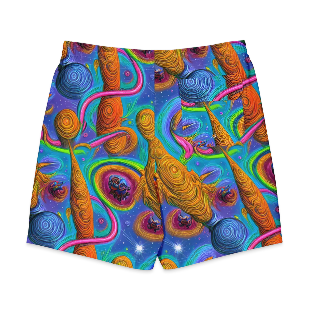 Turbulent Aura on Men's Board Shorts — Back