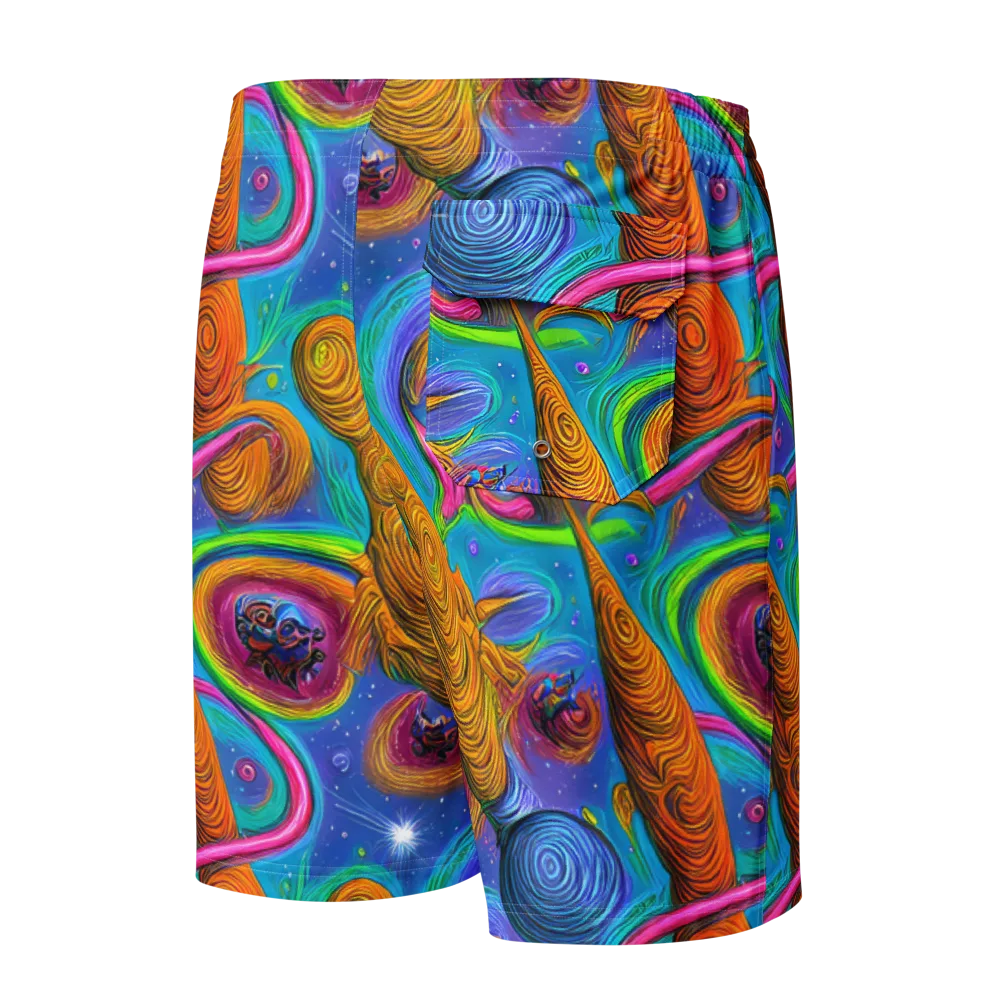 Turbulent Aura on Men's Board Shorts — Back