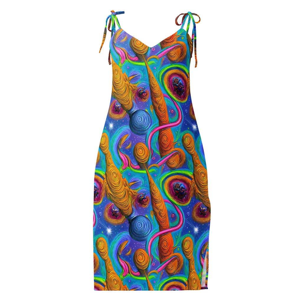 Turbulent Aura on Slip Dress — Front