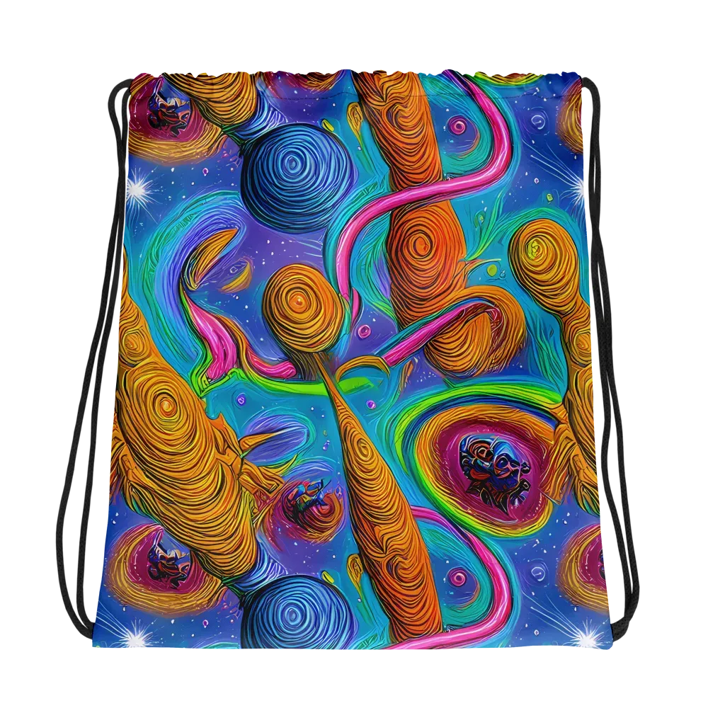 Turbulent Aura on Drawstring Bag — Photo