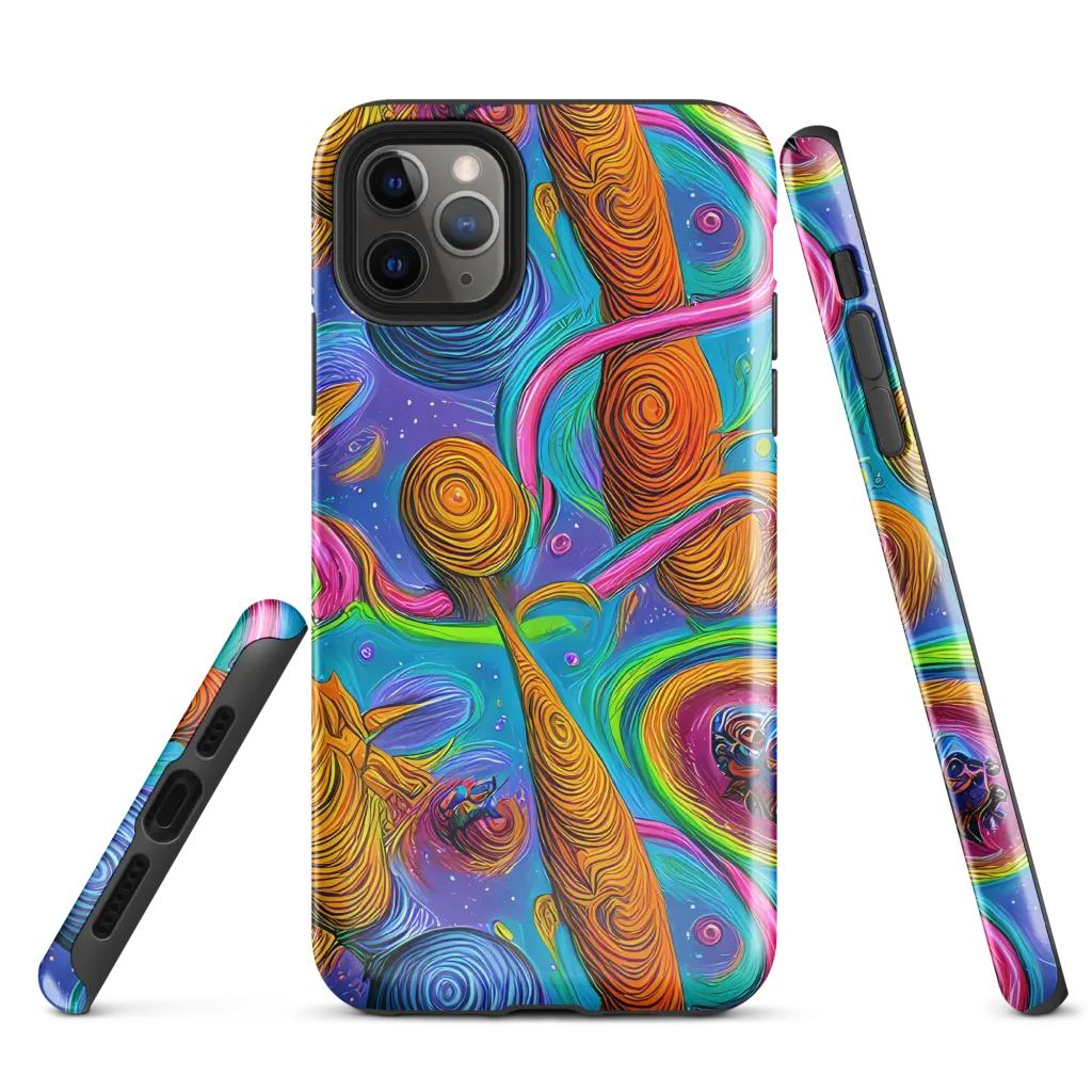 Turbulent Aura on Tough Case for iPhone® — Front