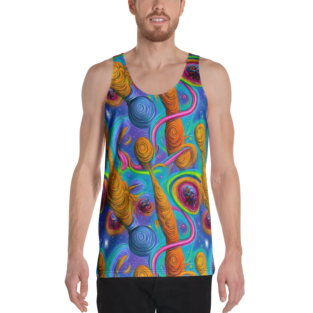 Turbulent Aura on Men's Tank Top — Front