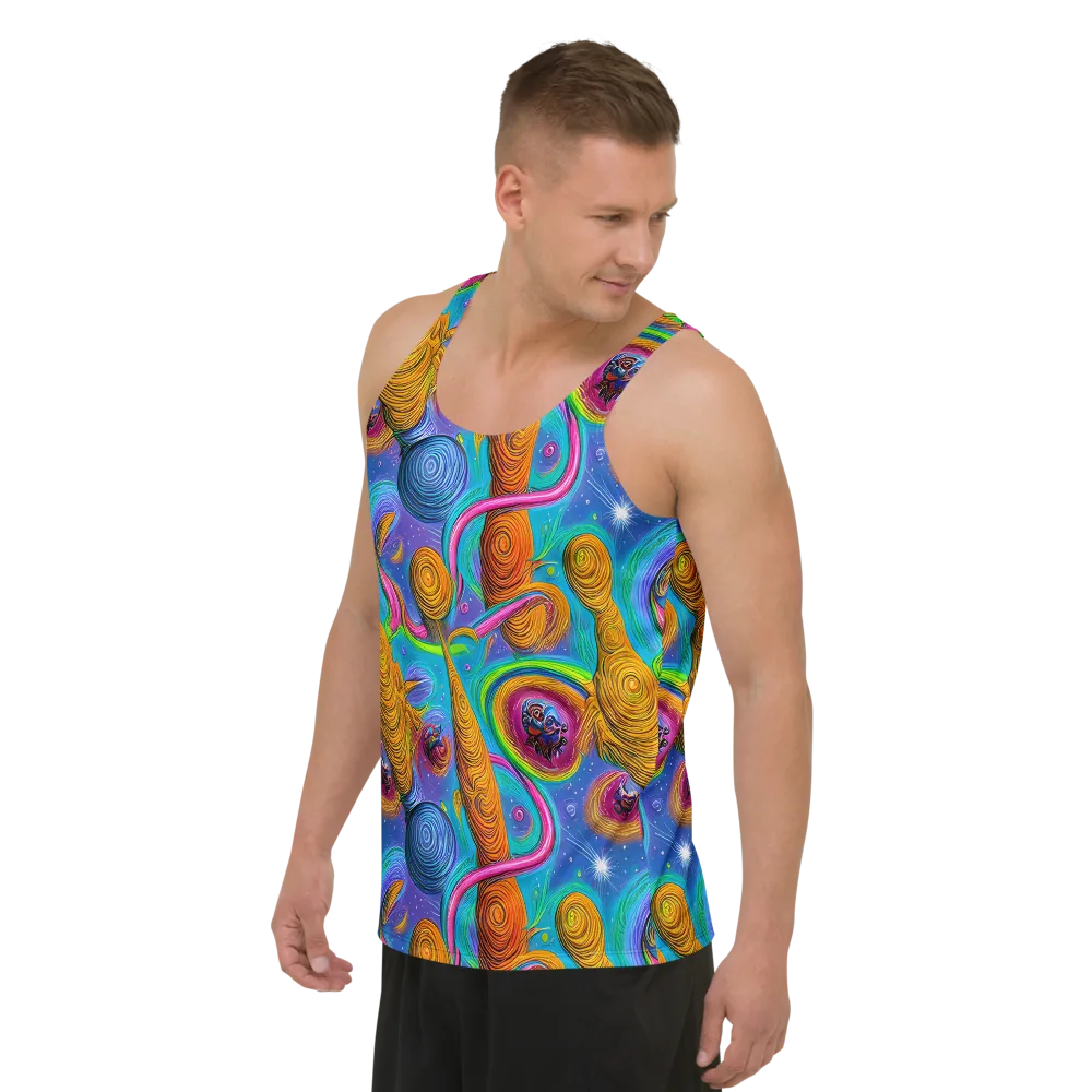Turbulent Aura on Men's Tank Top — Left Front